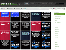 Tablet Screenshot of guntshirt.com